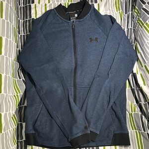 Under Armour Men's Blue Full Zip Sweater